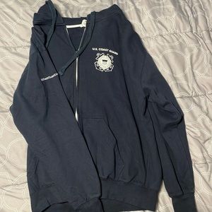 Coast Guard sweatshirt zip up